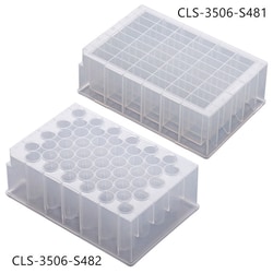 Chemglass Life Sciences&nbsp;Chemglass Microplate, 48-Well Deep U-Bottom, 3.5 mL, Sterile (CLS-3506-S482)