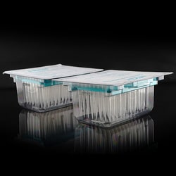 Chemglass Life Sciences&nbsp;Chemglass 50 μL Automation Clear Tips for Tecan, Sterile - 96 x 2 blister packs (2,304/case)