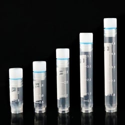 Chemglass Life Sciences&nbsp;Chemglass Cryogenic Vial, 0.5 mL, Self-Standing, Internal Thread, Sterile, 2D Barcode (CGN-4763-22)