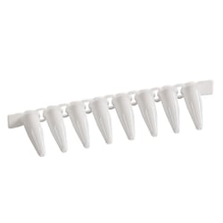 Chemglass Life Sciences&nbsp;Chemglass 0.1 mL PCR 8-Strip Tubes, White, Sterile (CGN-3612-W-02)