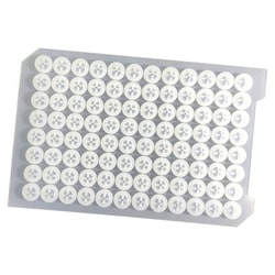 Chemglass Life Sciences&nbsp;Chemglass Silicone Sealing Mat, 96-Well (Round Wells), Pre-Slit, Sterile