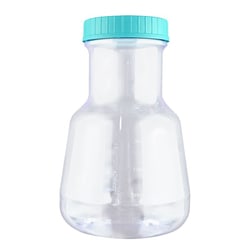Chemglass Life Sciences&nbsp;Nest 3 L Wide-Mouth Erlenmeyer Flask, High Efficiency, Polycarbonate, Sterile