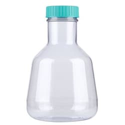 Chemglass Life Sciences&nbsp;Chemglass CGN-2165 3L High-Efficiency Polycarbonate Erlenmeyer Flask, Sterile, Nest