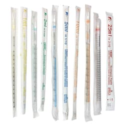 Chemglass Life Sciences&nbsp;Chemglass Serological Pipet, 1 mL, 280 mm - Polystyrene, Color-Coded Yellow, Sterile, Individually Wrapped