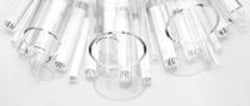 Chemglass Life Sciences&nbsp;Chemglass Borosilicate Tubing for PTFE Ferrule Compression Fittings, 3/8 in OD x 6.0 mm ID, 14-3/4 in