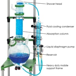 Chemglass Life Sciences Gas Dispersion Adapter, Fritted, for 20 L Gas Scrubber,