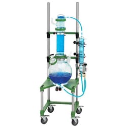 Chemglass Life Sciences&nbsp;Chemglass Reservoir for 20 L Gas Scrubber (CG-1830-51), (2) 45/50 Side Necks, 100 mm Center Flange