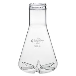 Chemglass Life Sciences&nbsp;Chemglass Erlenmeyer flask, 2,000 mL, GL-45 thread