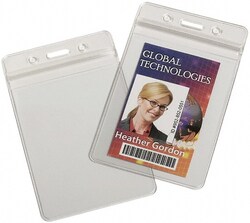MSC&nbsp;RESEALABLE BADGE HOLDER
