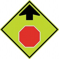 MSC STOP AHEAD SIGN&SYMBOL