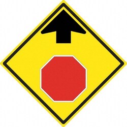 MSC&nbsp;STOP AHEAD SIGN&SYMBOL