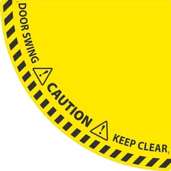 MSC&nbsp;QUARTER ROUND FLOOR SIGN
