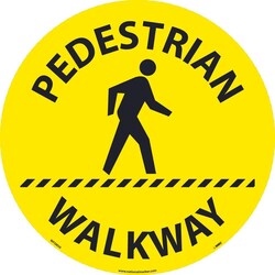 MSC&nbsp;PEDESTRN WALK ADH FLR SGN