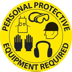 MSC&nbsp;PPE REQ ADH FLOOR SIGN