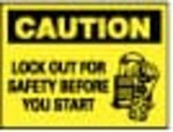 MSC&nbsp;LOCK OUT FOR SAFETY SIGN