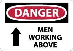 MSC&nbsp;DANGER MEN WORKING SIGN