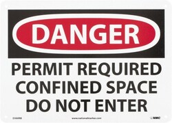 MSC&nbsp;DANGER PERMIT REQURD SIGN