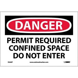 MSC&nbsp;DANGER PERMIT REQURD SIGN