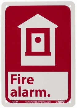 MSC&nbsp;FIRE ALARM SIGN