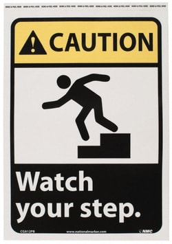 MSC&nbsp;CAUTION WATCH STEP SIGN