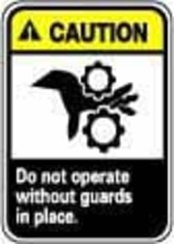 MSC&nbsp;DO NOT OPRT W/O GRDS SIGN