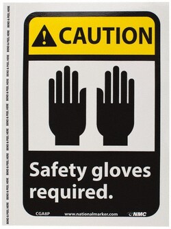 MSC&nbsp;SAFETY GLOVES REQD SIGN