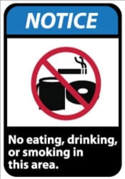 MSC&nbsp;NO EAT DRINK SMOKE SIGN
