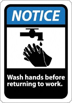 MSC&nbsp;NOTICE WASH HANDS SIGN