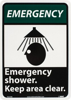 MSC&nbsp;EMERGENCY SHOWER SIGN