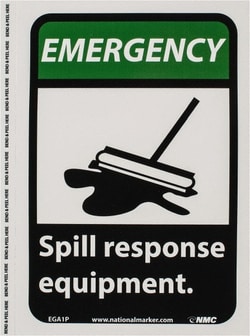 MSC&nbsp;EMERGENCY SPILL RESP SIGN