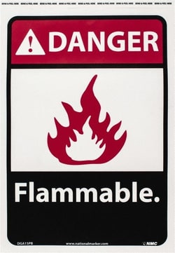 MSC&nbsp;DANGER FLAMMABLE SIGN