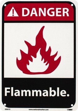 MSC&nbsp;DANGER FLAMMABLE SIGN