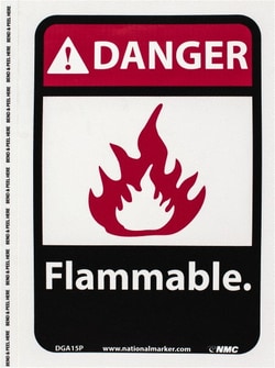 MSC&nbsp;DANGER FLAMMABLE SIGN