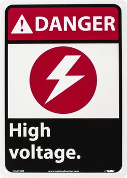 MSC&nbsp;DANGER HIGH VOLTAGE SIGN