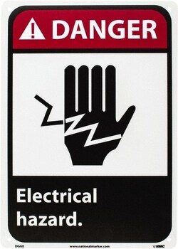 MSC&nbsp;DANGER ELECT HAZARD SIGN