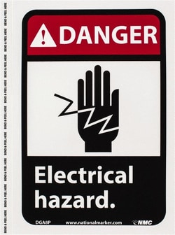 MSC&nbsp;DANGER ELECT HAZARD SIGN