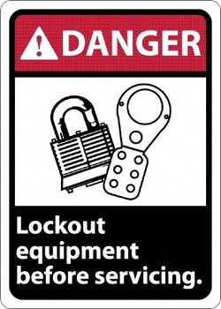 MSC&nbsp;DANGER LOCKOUT EQUIP SIGN