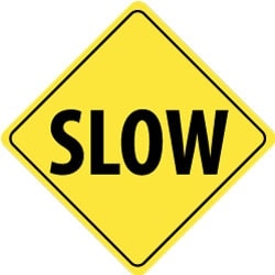 MSC&nbsp;SLOW SIGN