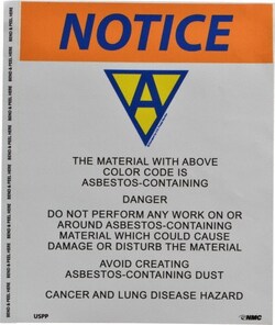 MSC&nbsp;8X10 IS ASBES-CNTAIN SIGN