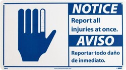 MSC&nbsp;NOTICE BILINGUAL SIGN