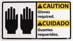 MSC&nbsp;CAUTION BILINGUAL SIGN