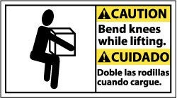 MSC&nbsp;CAUTION BILINGUAL SIGN