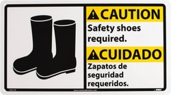 MSC&nbsp;CAUTION BILINGUAL SIGN