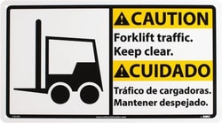 MSC&nbsp;CAUTION BILINGUAL SIGN