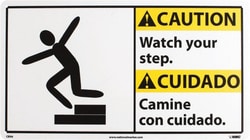 MSC&nbsp;CAUTION BILINGUAL SIGN