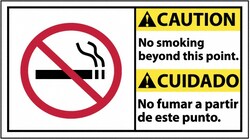 MSC&nbsp;CAUTION BILINGUAL SIGN