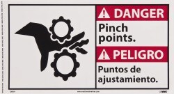 MSC&nbsp;DANGER BILINGUAL SIGN