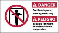 MSC&nbsp;DANGER BILINGUAL SIGN