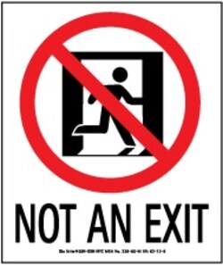 MSC&nbsp;GLOBRITE NOT AN EXIT SIGN