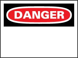 MSC&nbsp;DANGER HEADING SIGN